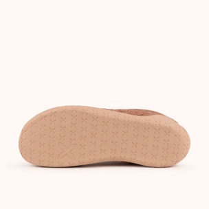 MUNICH FLEXING 09 Zapatillas Wild Feet "Barefoot" color teja y arena con puntera ancha