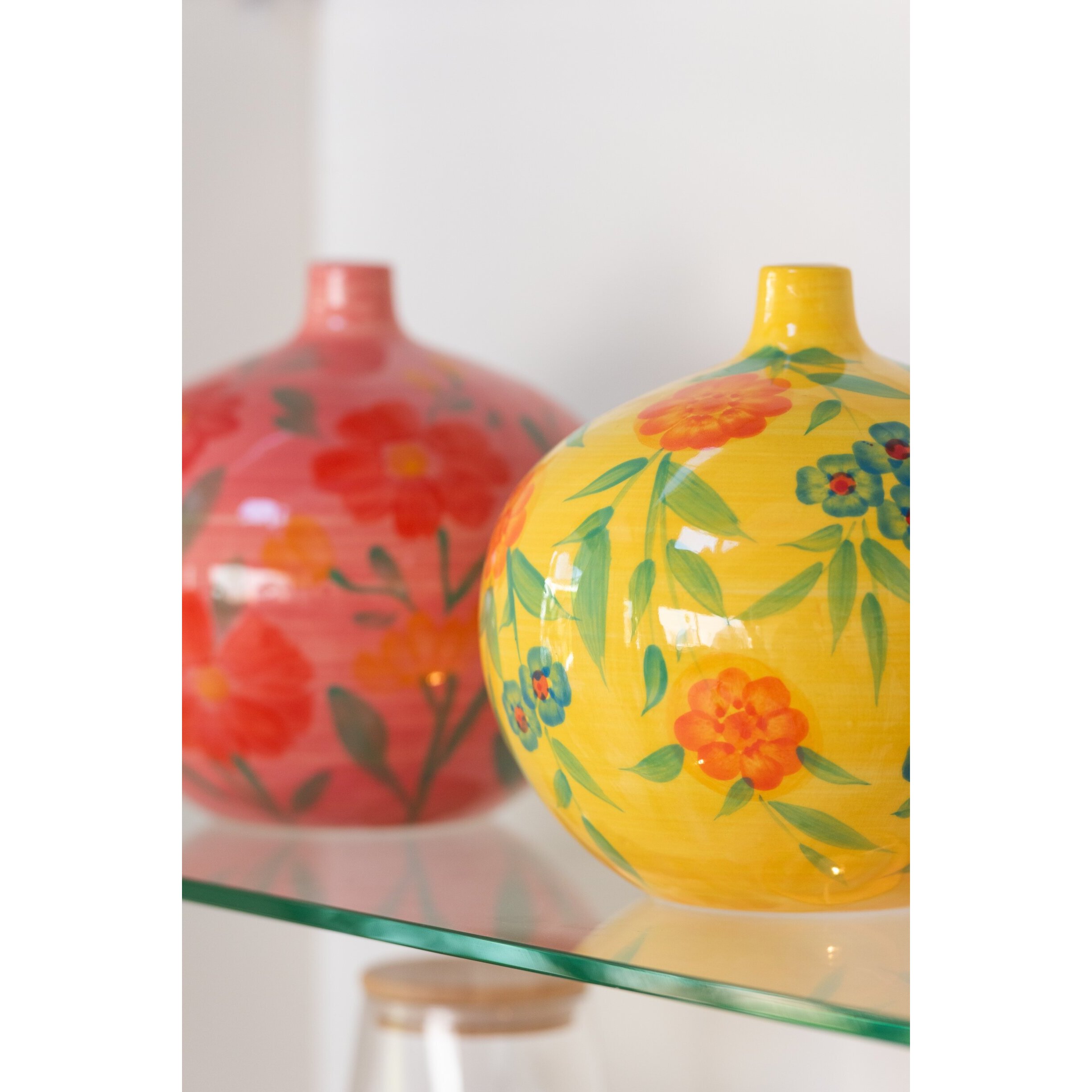 J-Line vase Pichet Alegria - céramique - mix - 2 pièces