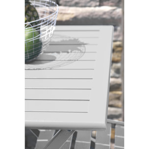 MARIUS - Table de jardin pliante en aluminium