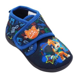 Pantofole chiuse Lampo 44 Gatti Blu Lui 44 Gatti Blu