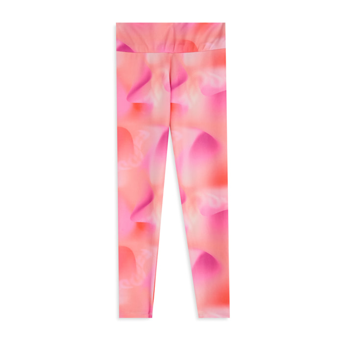 Leggings Bambina Fantasia Rosa Arancio
