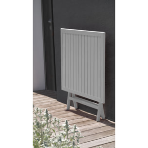 MARIUS - Table de jardin pliante en aluminium