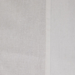 Rideau Tufy 260x140cm Blanc Imprimé Alphabet