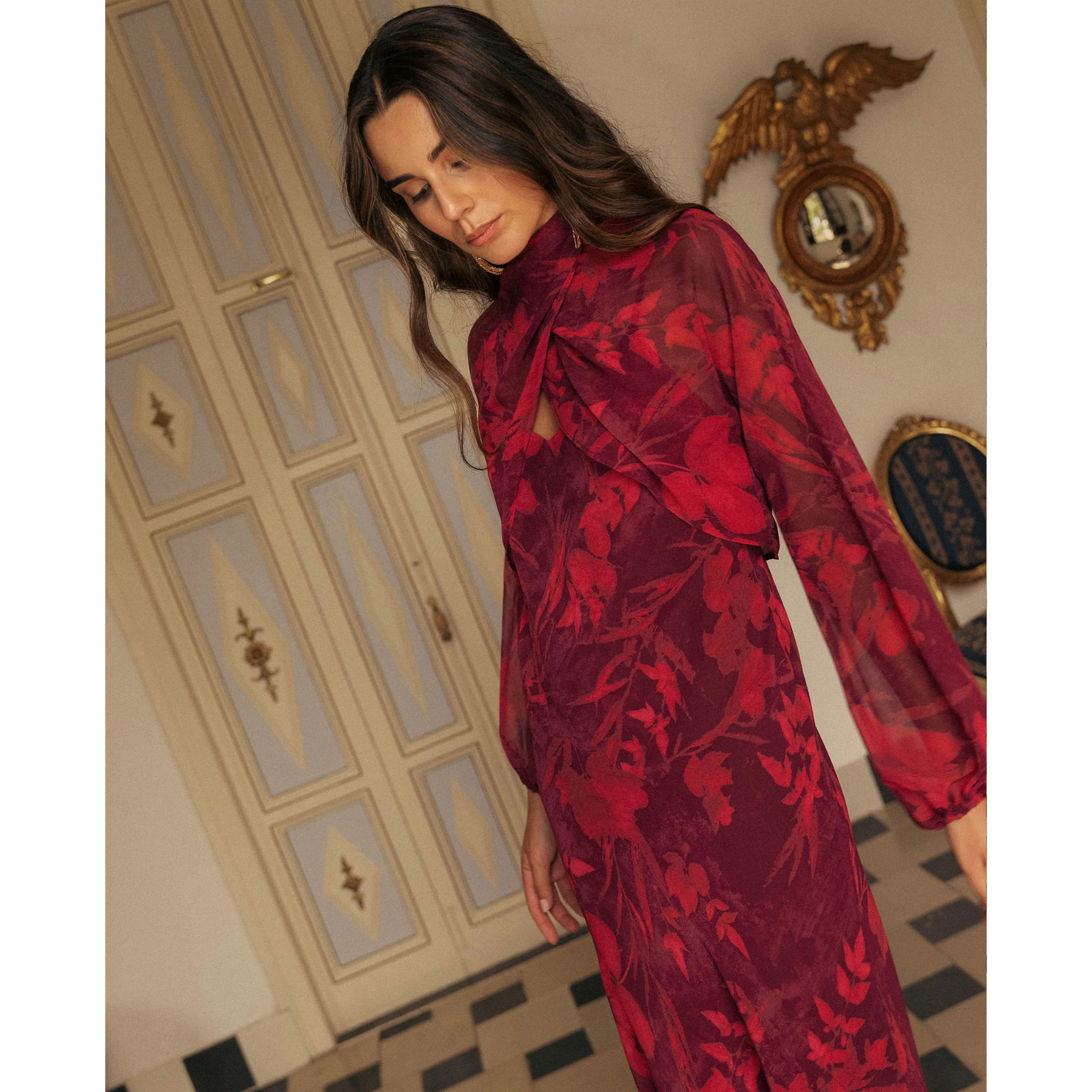 Vestido lencero con tirantes