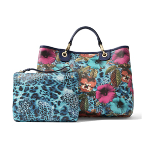 Borsa a mano  da donna In Poliestere e Poliuretano Prodotto artigianale 37x27,5x15 cm