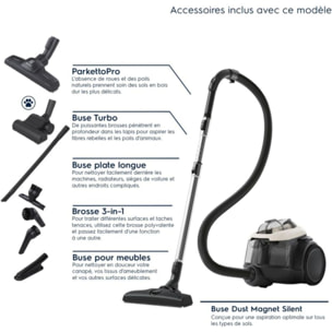 Aspirateur sans sac ELECTROLUX Higienic 600 EL61H4SW