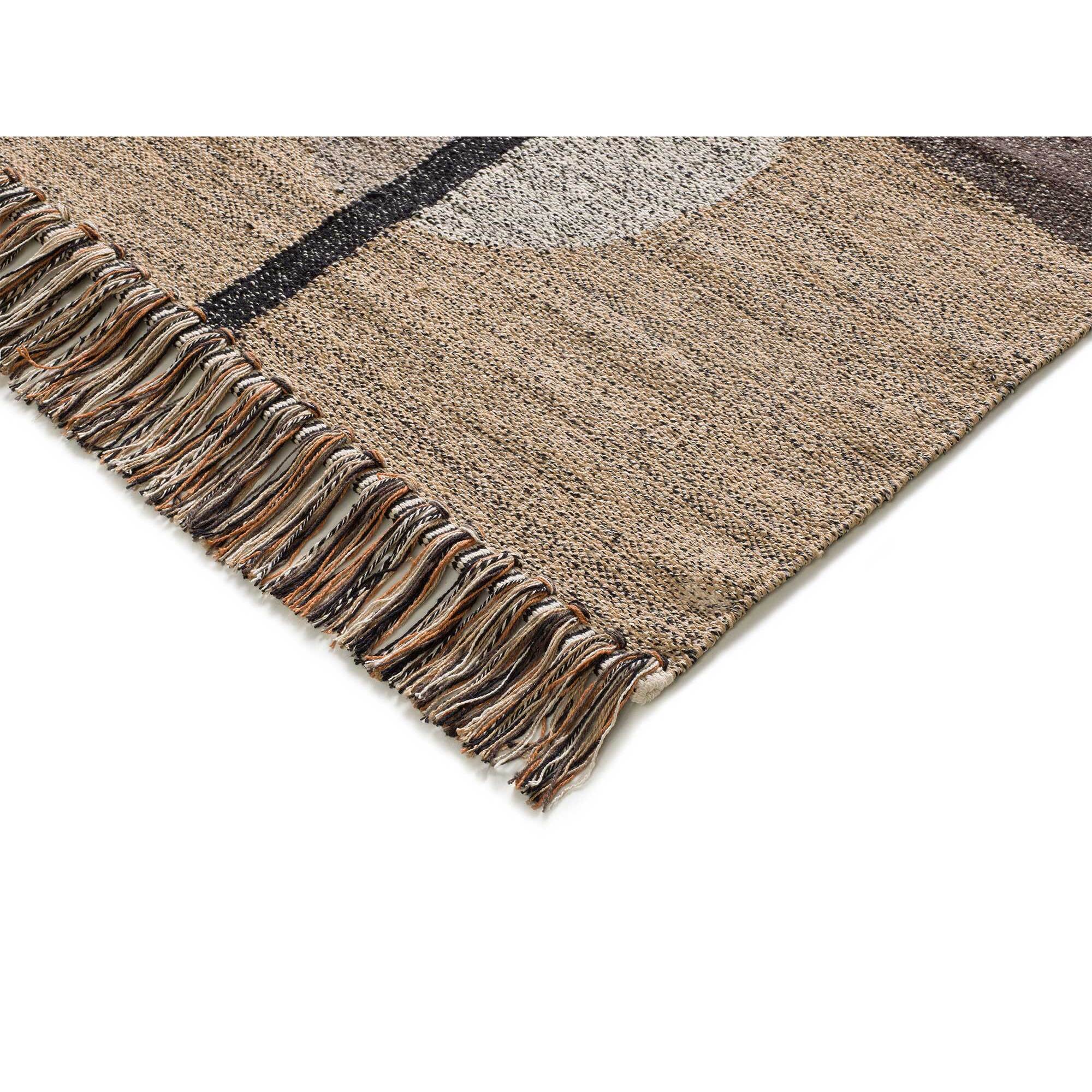 CHANDIA Alfombra kilim algodón reciclado multicolor, varias medidas disponibles