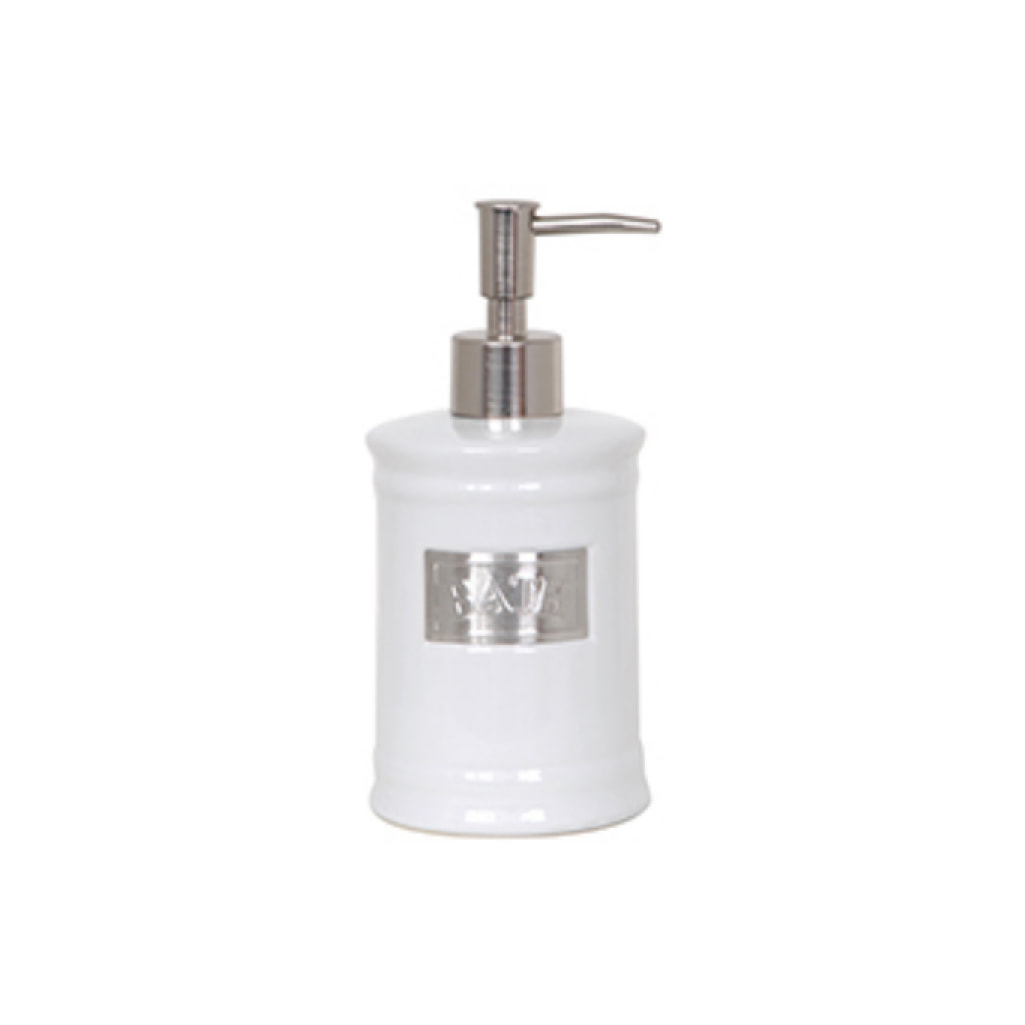 Distributeur de savon Céramique ADELAIDE Blanc MSV