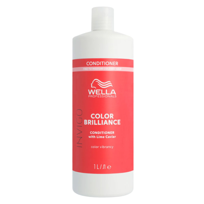 WELLA Invigo Color Brilliance Acondicionador Cabello Fino/Normal 1000ml 1000ml