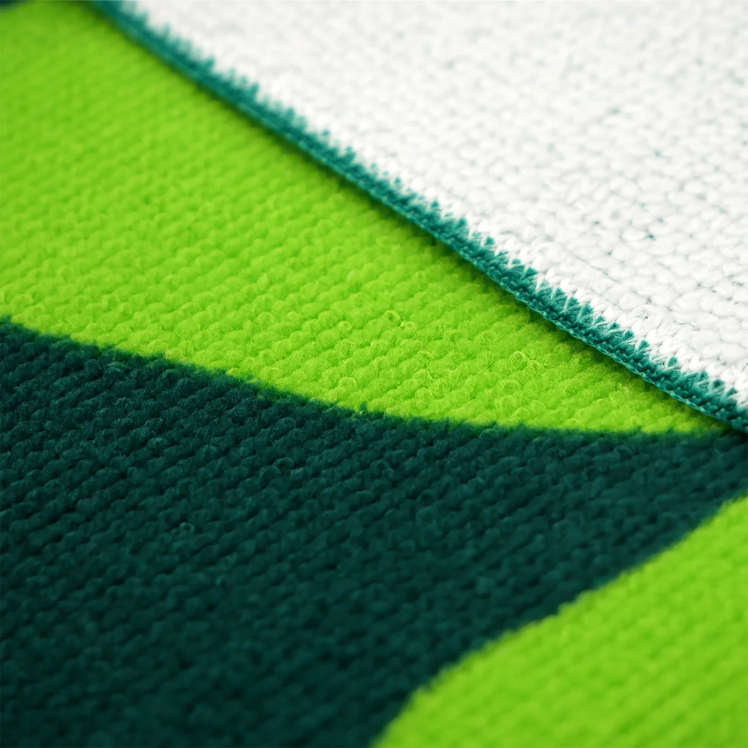 Serviette de plage microfibre Vert 90x170 220g/m² - Mitjana