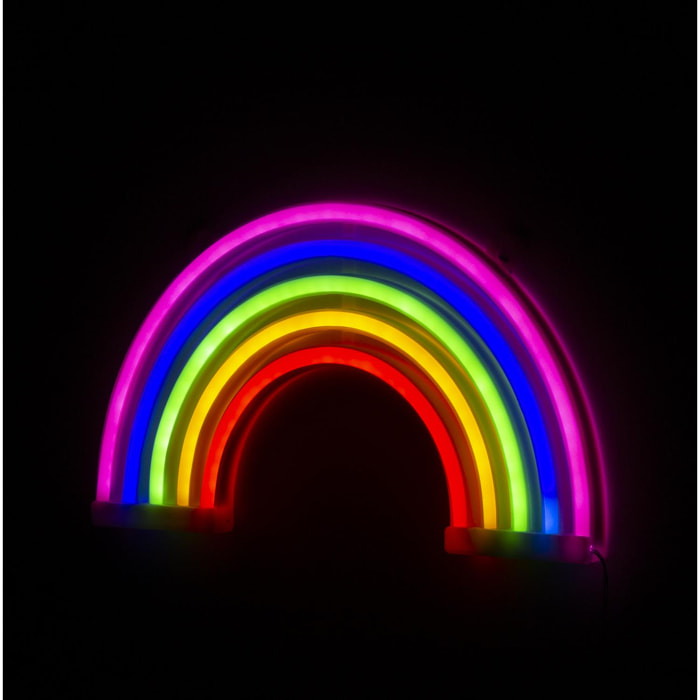 Ciondolo multicolore neon design arcobaleno.