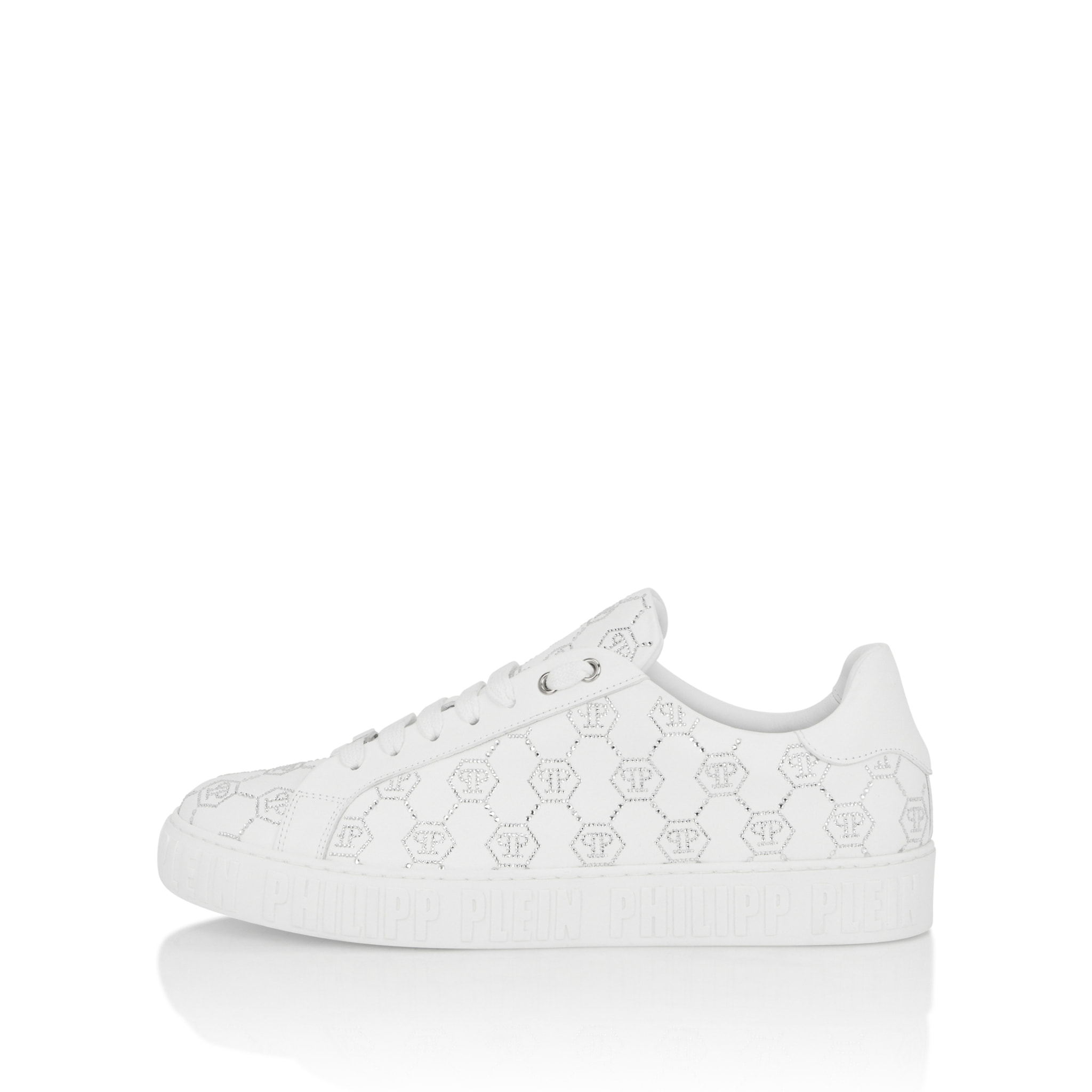 PHILIPP PLEIN Low-Top Sneakers Carson Monogram Strass