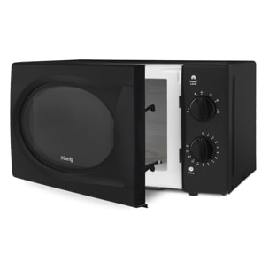 Microondas Negro VIO6B H.Koenig 700 W, 20 Litros, 5 Configuraciones.