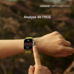 Montre connectée HUAWEI Watch Fit 4 Pro Vert