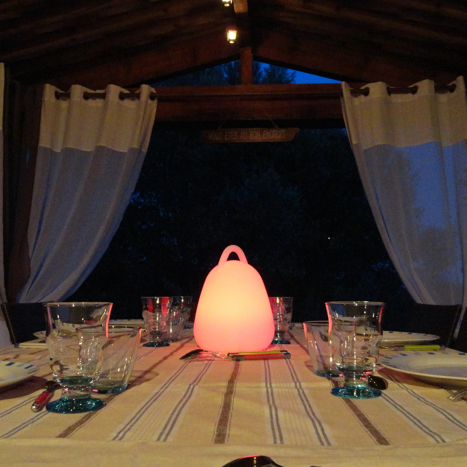 2 Lampe sans fil LIBERTY RGB H24CM