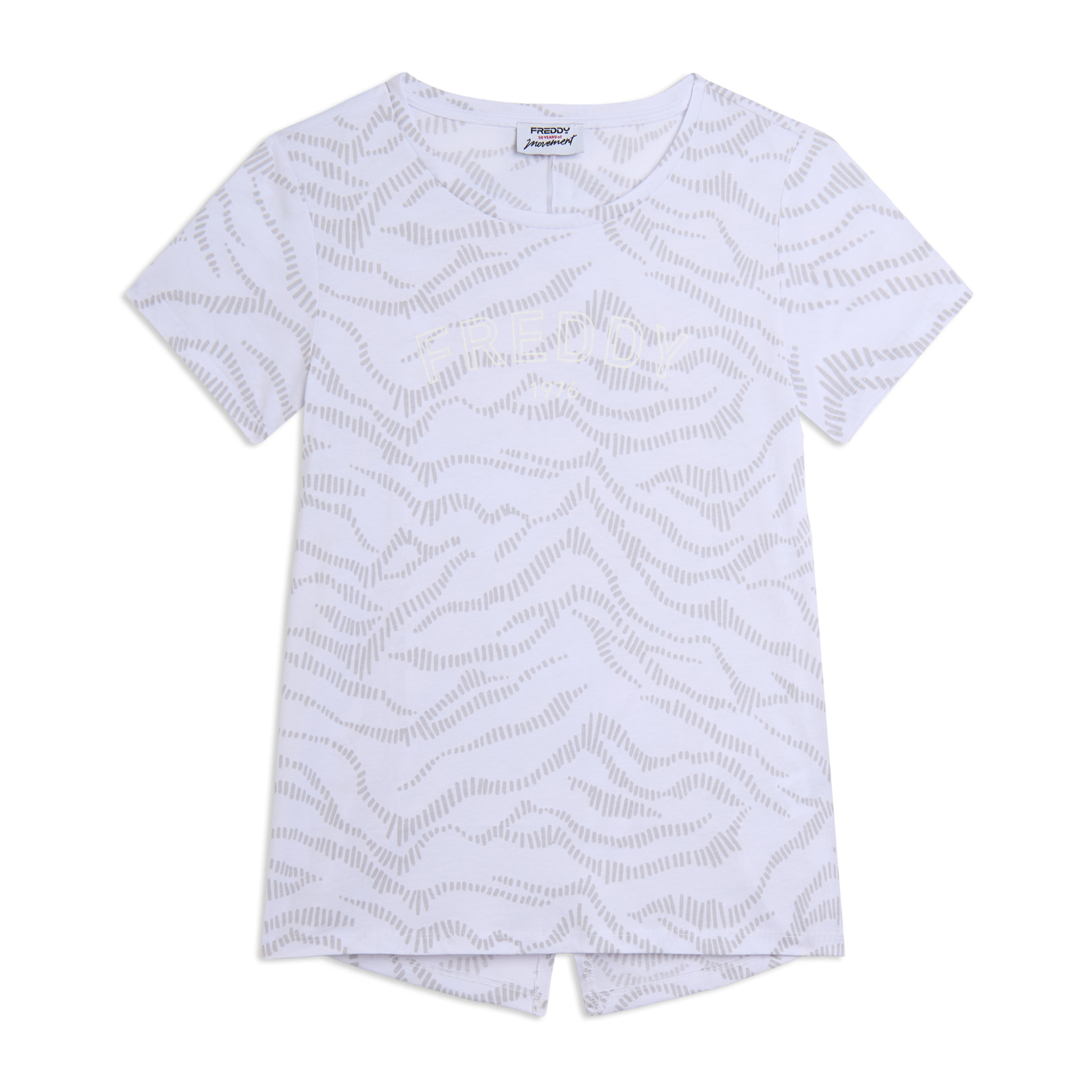 T-shirt Stampata con Logo FREDDY 1976