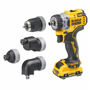 Perceuse Visseuse à têtes multiples XR 12V 3Ah Li-Ion Brushless DEWALT - DCD703L2T-QW