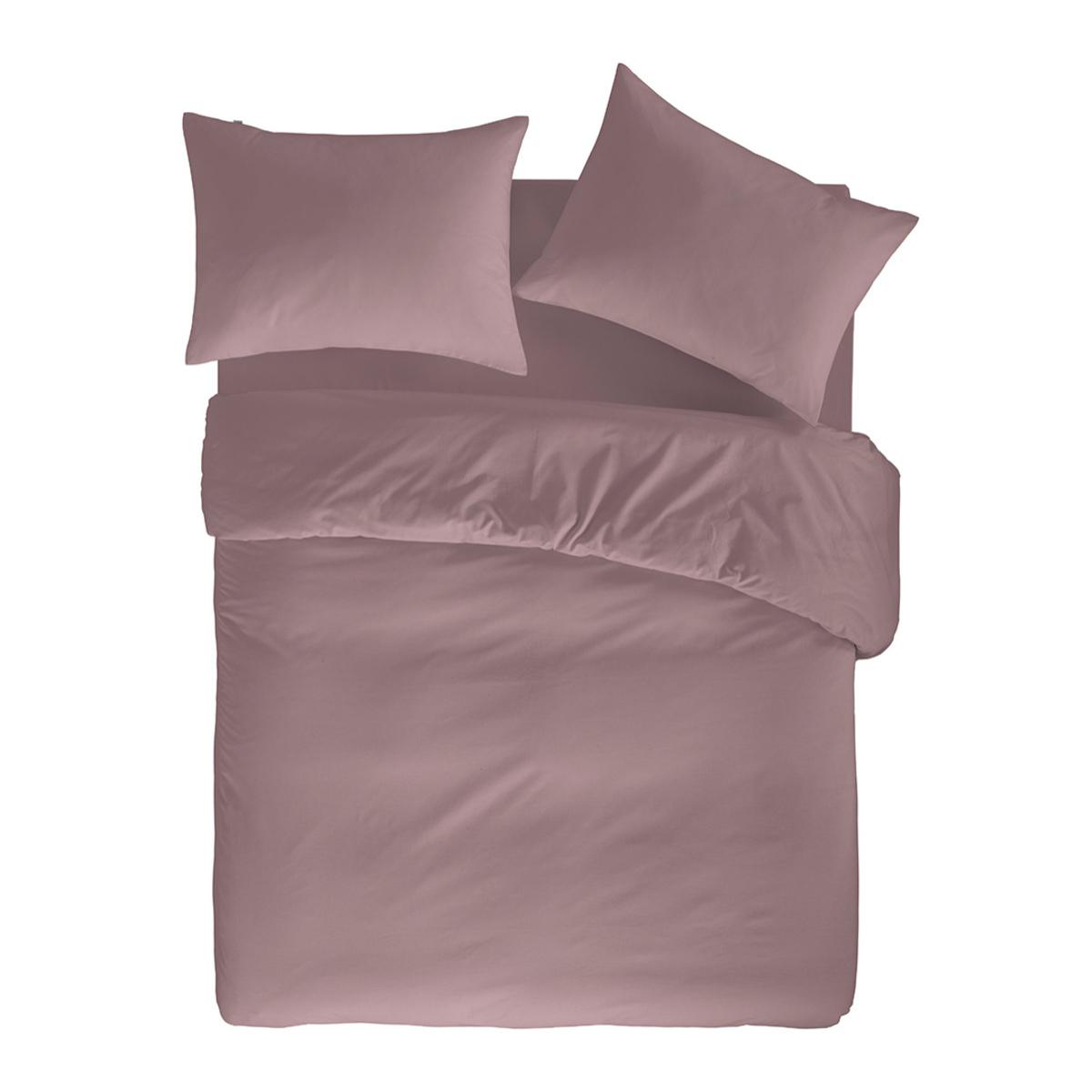 Housse de couette PURE en coton percale - mauve - vendue seule