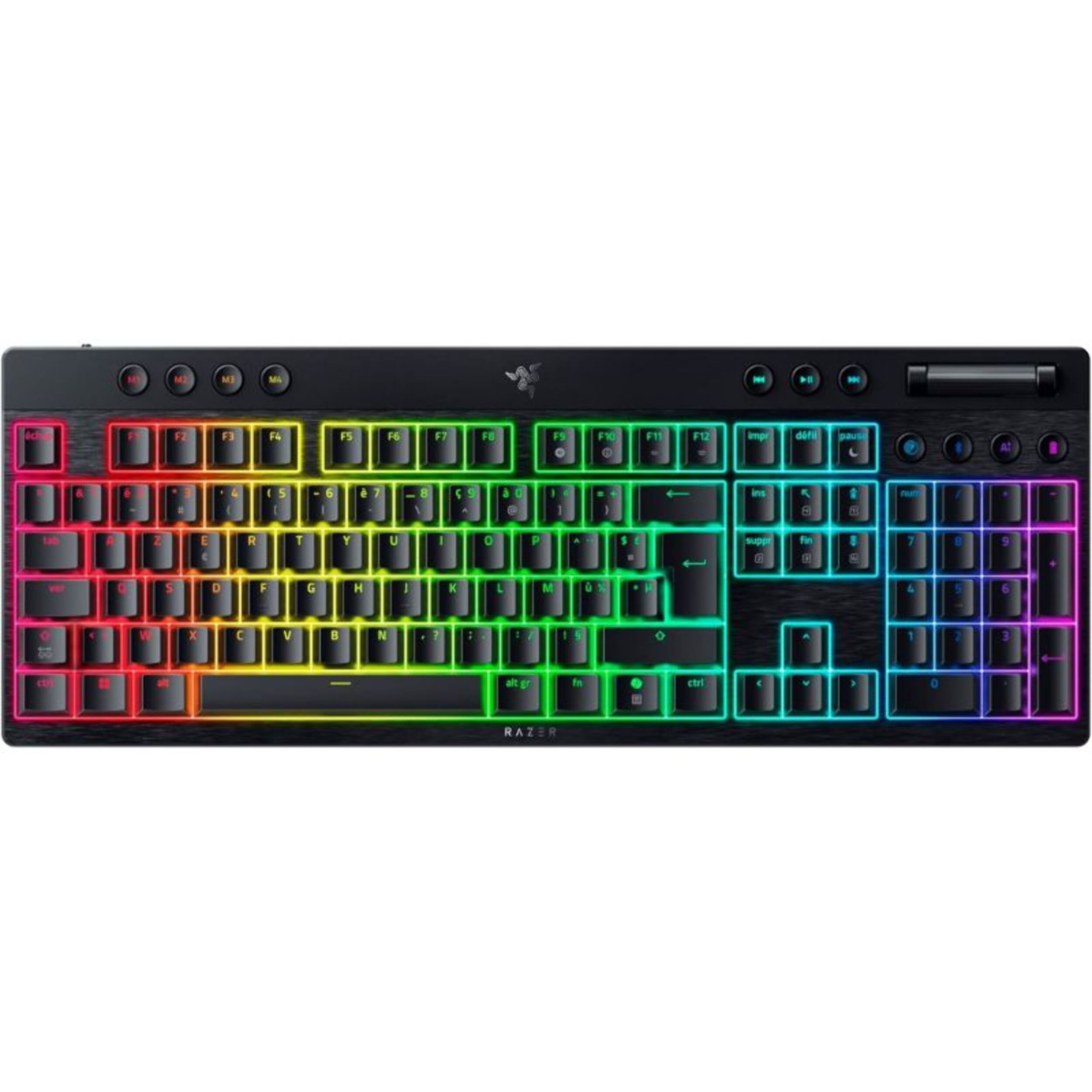 Clavier gamer sans fil RAZER BlackWidow V4 Low-profile HyperSpeed Switches Orange