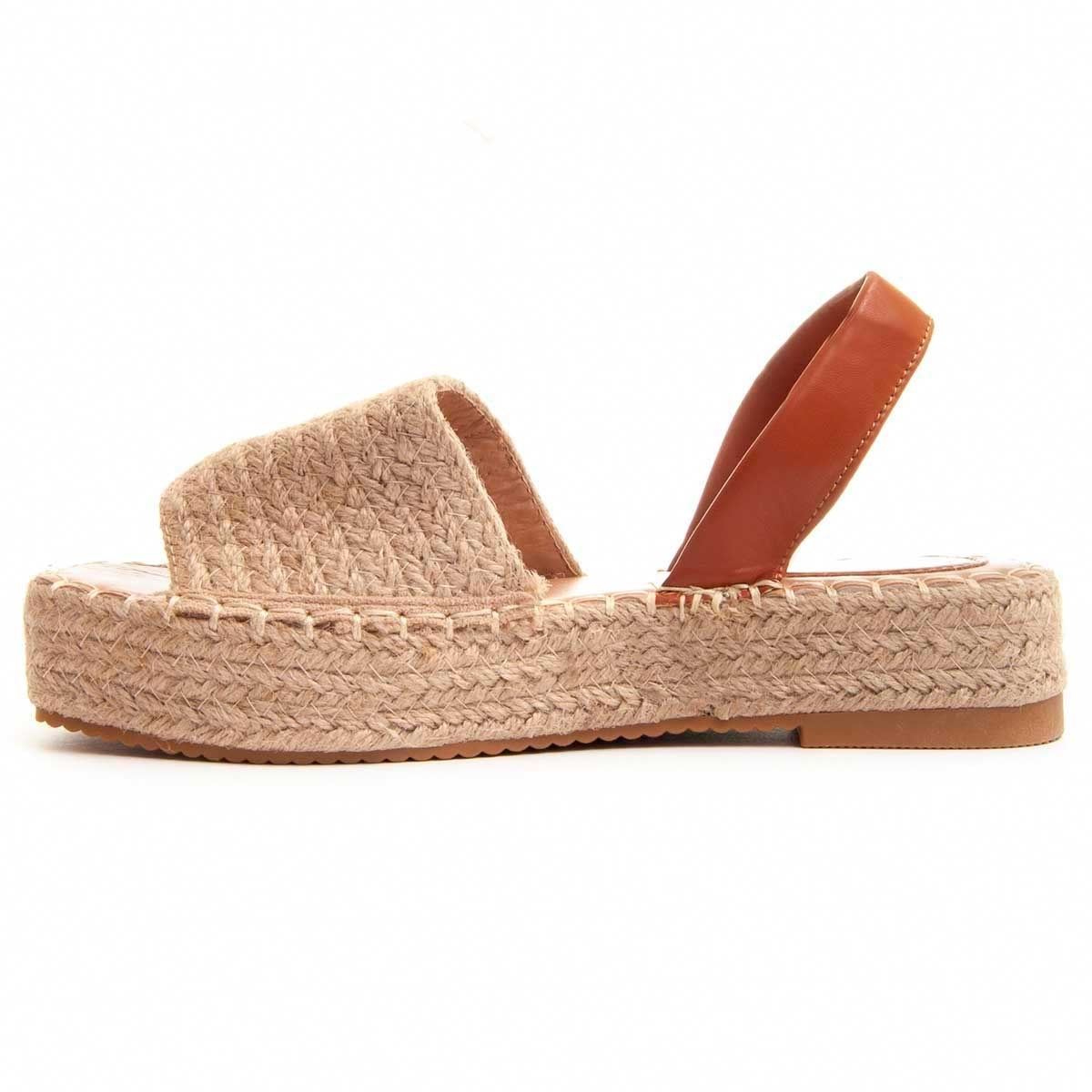 Sandalias de Plataforma - Beige - Altura: 4 cm