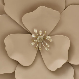 Décoration murale Flok 29x29cm beige