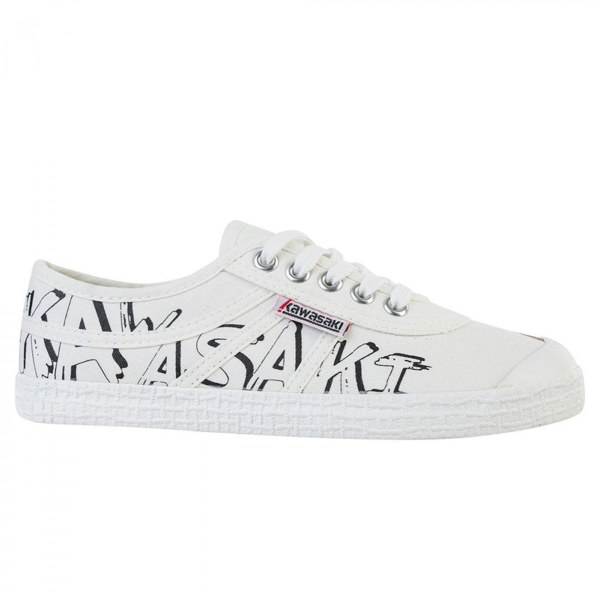 KAWASAKI Graffiti Canvas Shoe K202416 1002 White