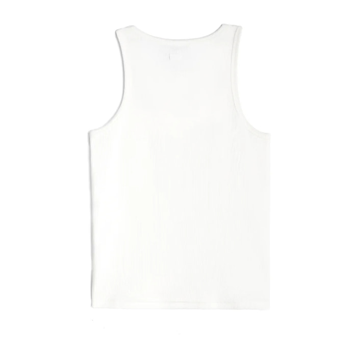 Camiseta de Tirantes Rib Tank Top Heart Blanco