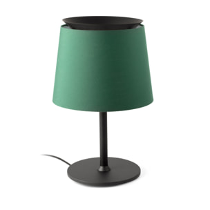 SAVOY Lampe de table noire/vert