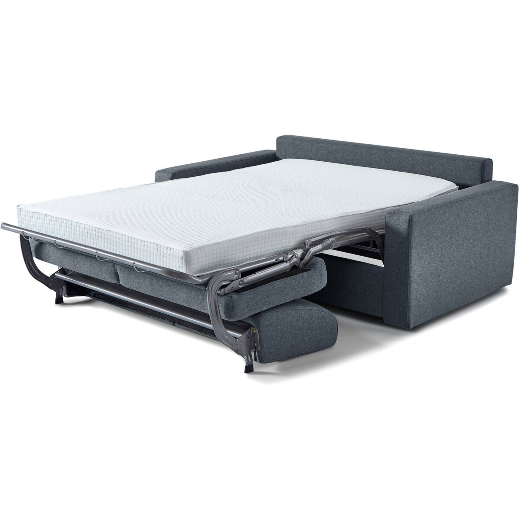 Canapé lit convertible express en tissu "Diana" - Gris