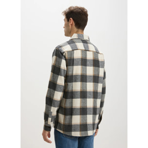 Overshirt a quadri