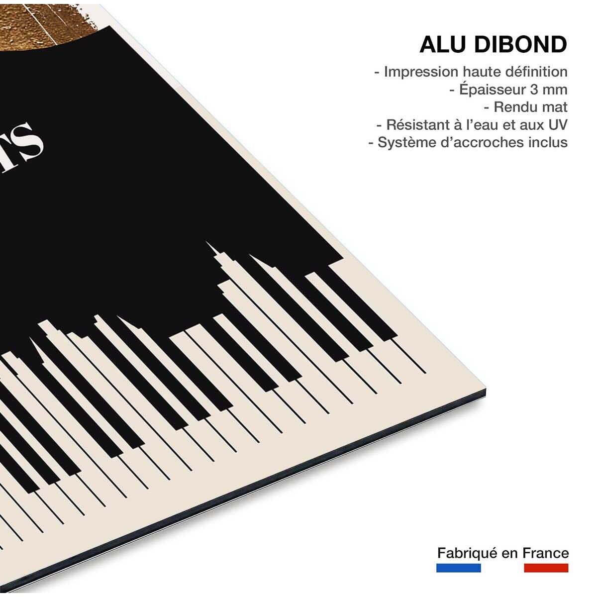 Tableau jazz night Tableau alu Dibond