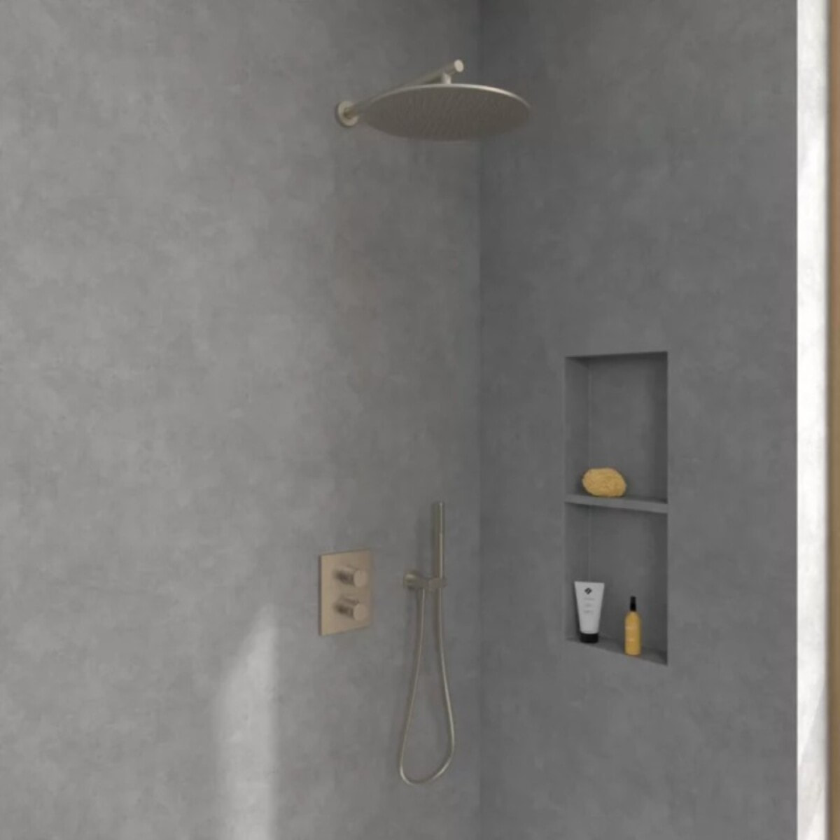 Façade mitigeur thermostatique encastré 2 voies VILLEROY ET BOCH Universal Taps & Fittings rectangle