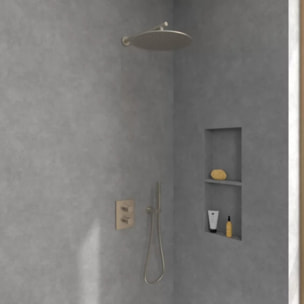Façade mitigeur thermostatique encastré 2 voies VILLEROY ET BOCH Universal Taps & Fittings rectangle