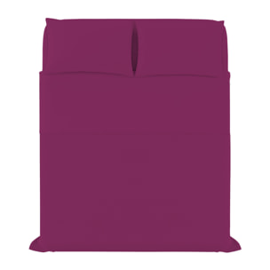 COMPLETO LETTO MAX COLOR, 100% Cotone, Made in Italy - FUCSIA