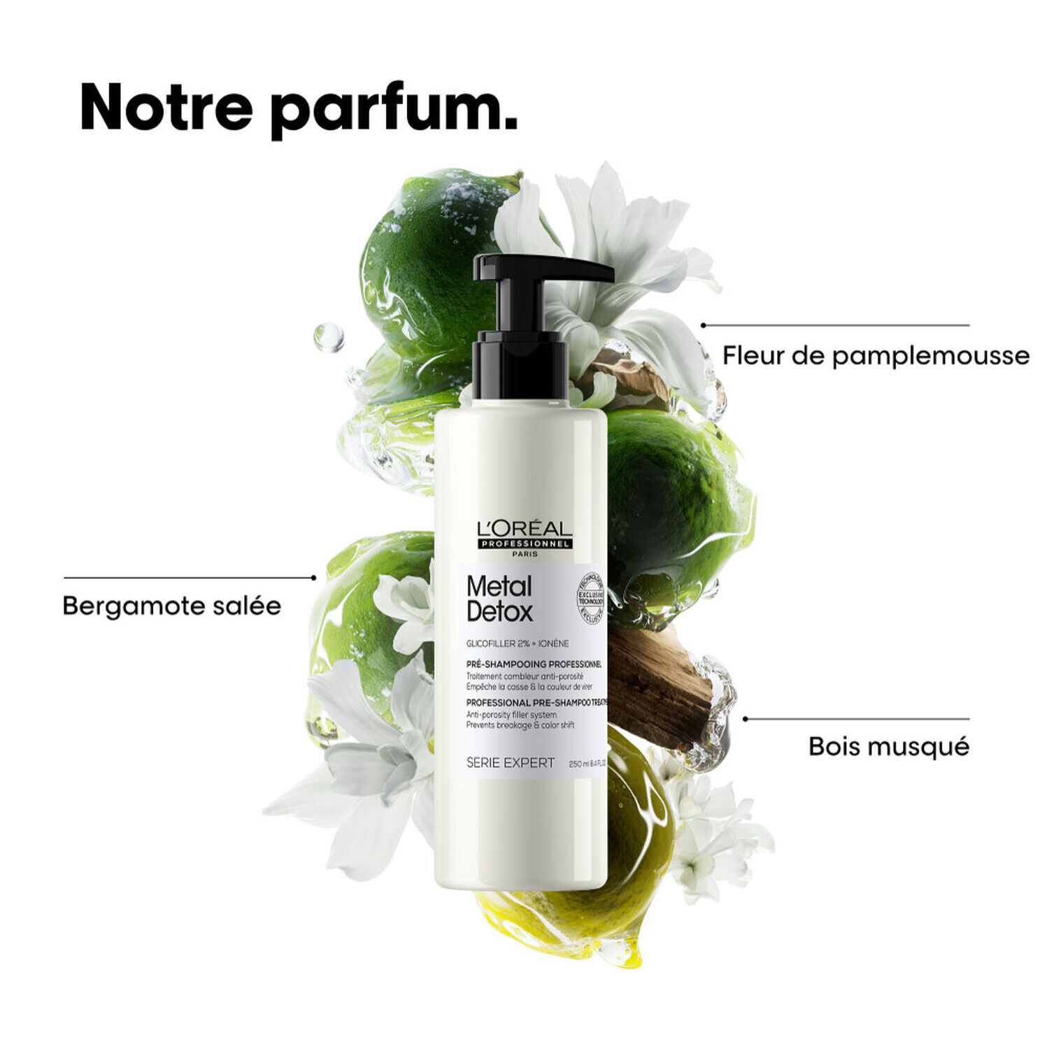 Série Expert Metal Detox - Pré-Shampoing pour cheveux sensibilisés et cassants 250 ml