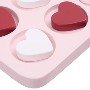 Jeu de morpion Love 18x18x2cm rose