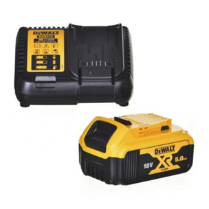 Perforateur-burineur SDS-Plus XR 3 Joules - Ø28 mm - DEWALT - avec une batterie 18V 5aH - chargeur - coffret - DCH263P1-QW