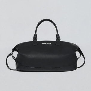 Borsa nera Kent con cerniera e dettagli Polo Club