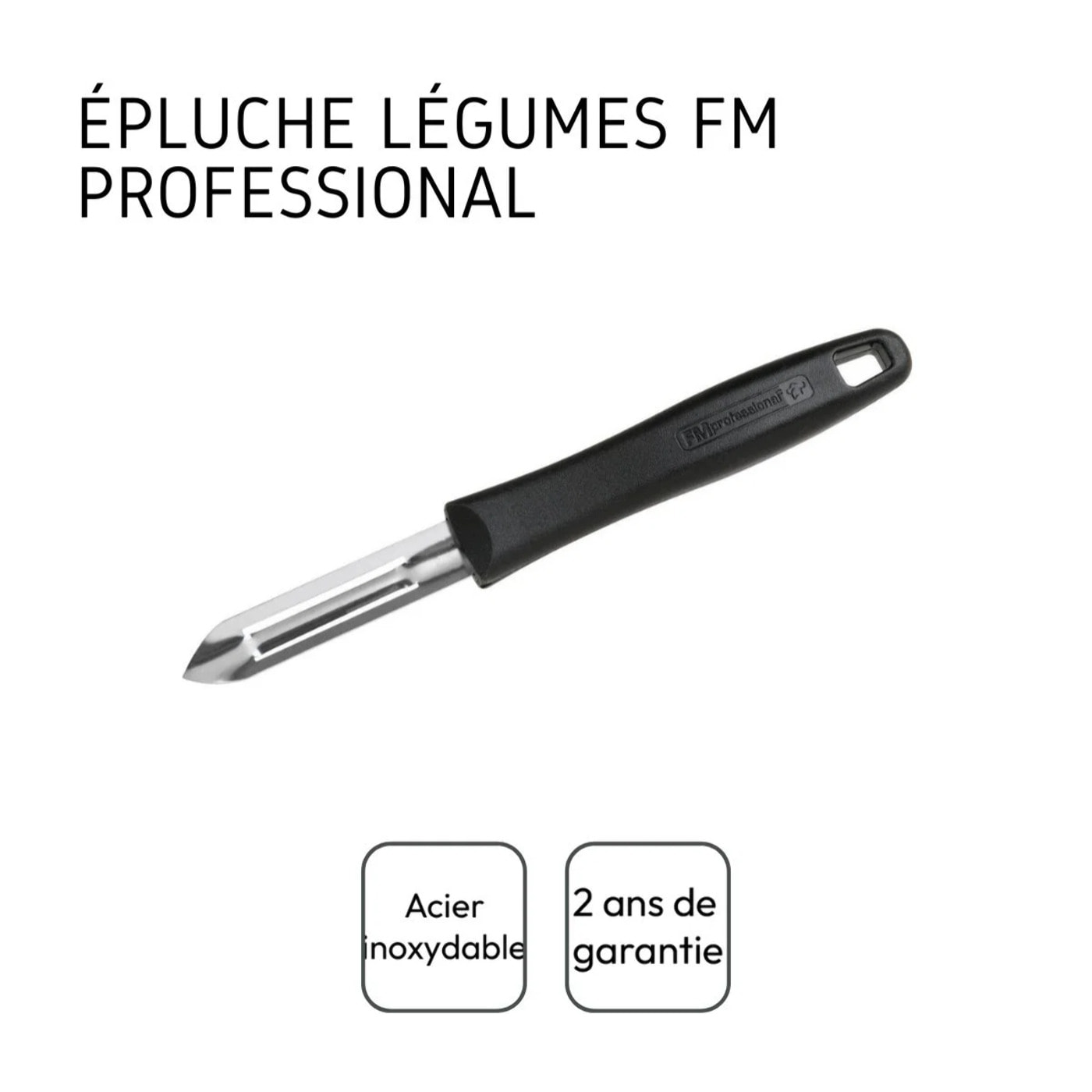 Couteau éplucheur économe 18,5 cm FM Professional