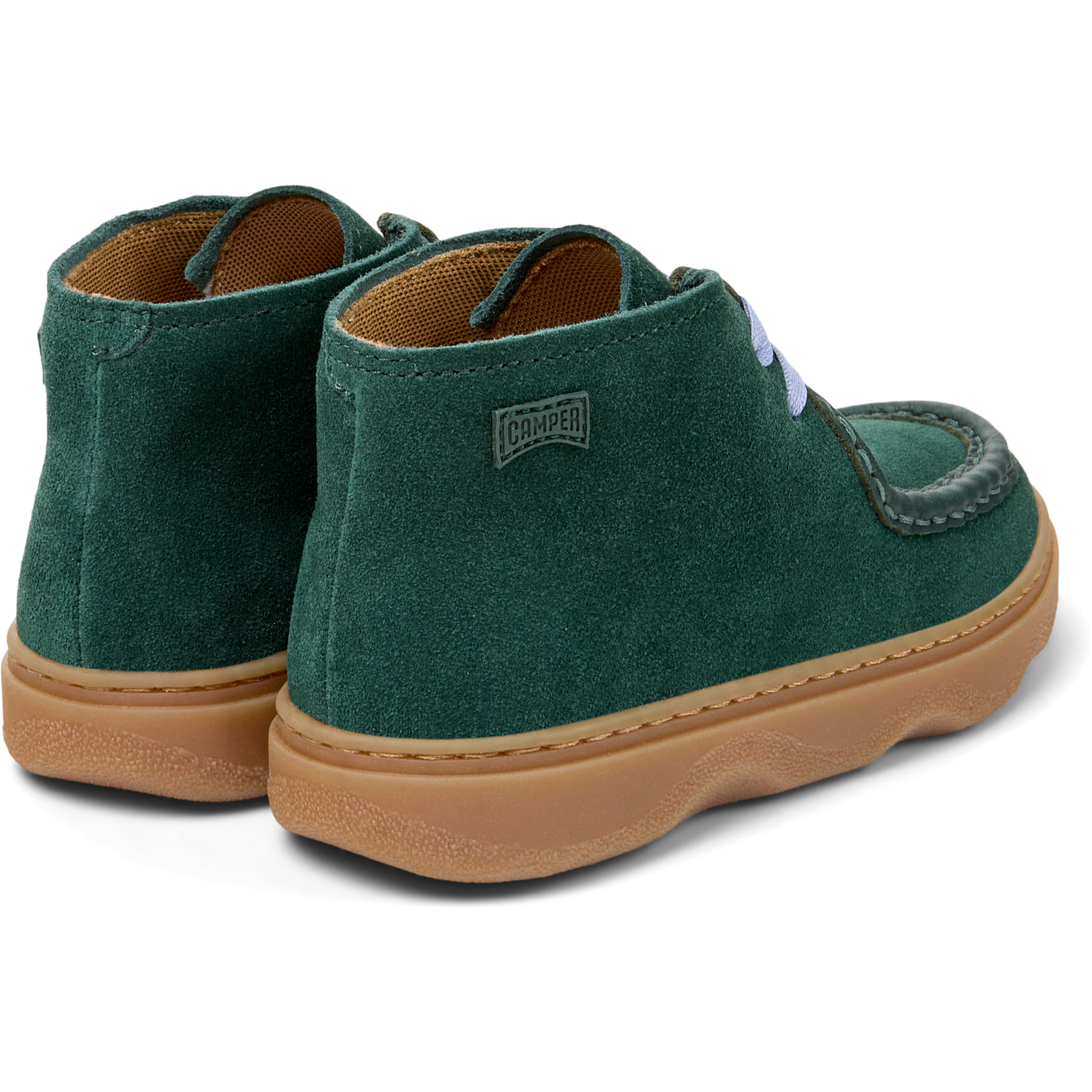 Botines - CAMPER Kiddo - Verde - Piel de ante