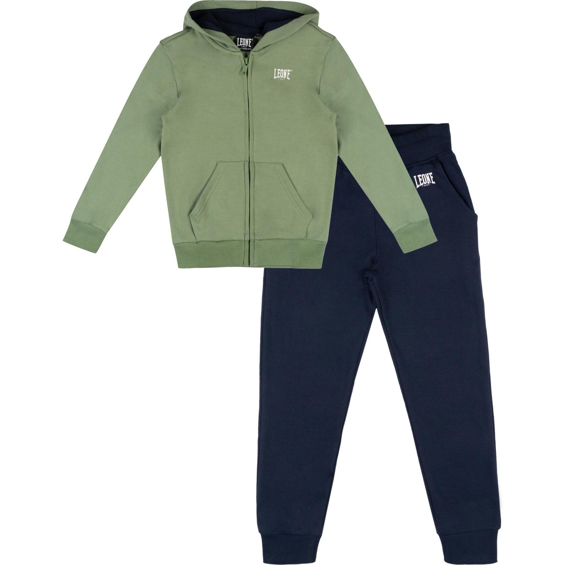 Chándal infantil de invierno "Vintage" con capucha y cremallera