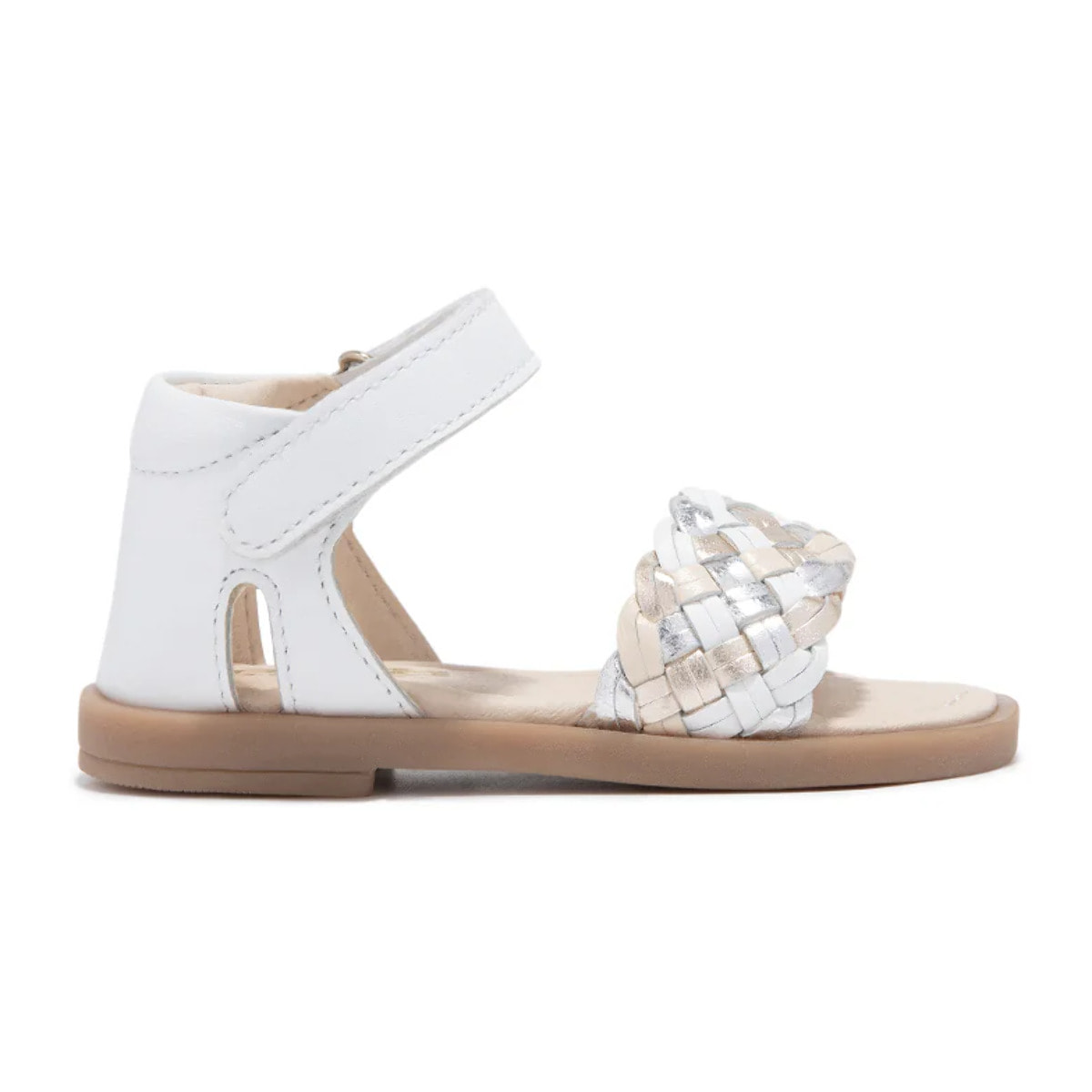 Sandalias De Bebé Trenza Blanco