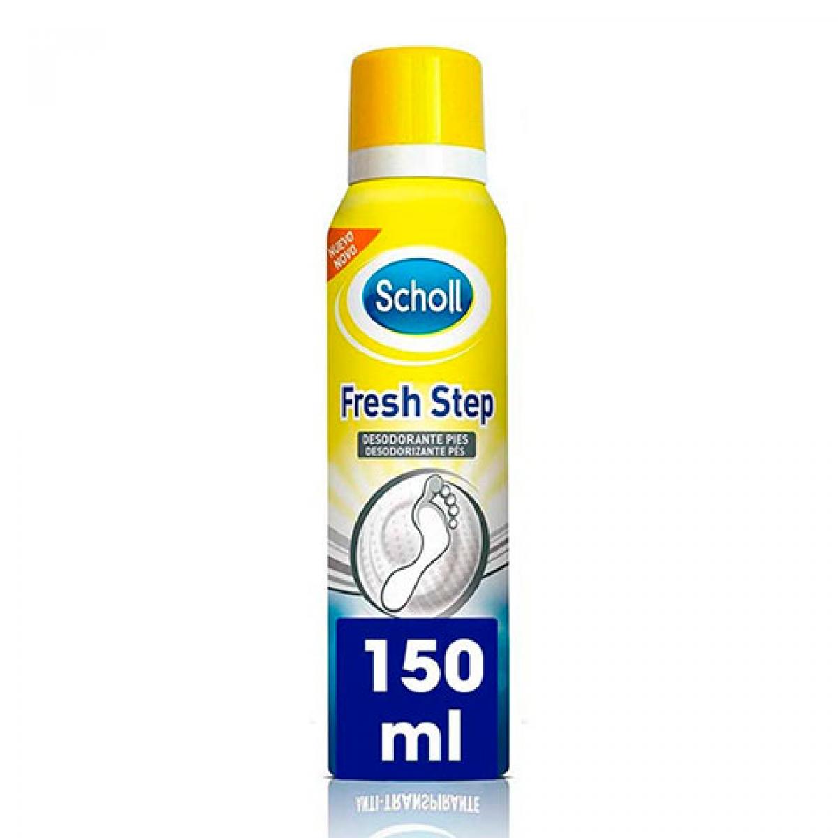 PACK 3 DESODORANTE PIES FRESH STEP SPRAY 3X150 ML