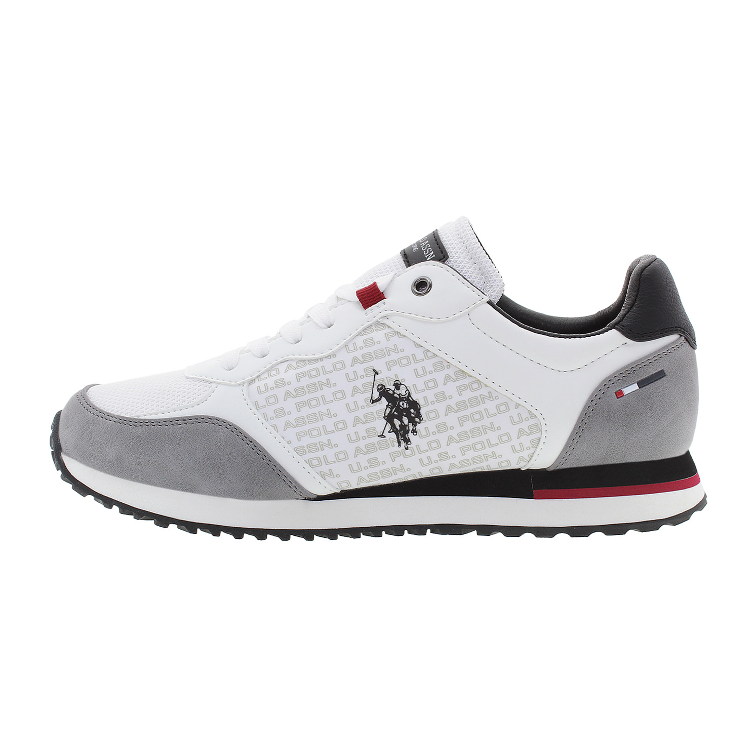 Sneakers U.S. Polo Assn. bianco-grigio chiaro