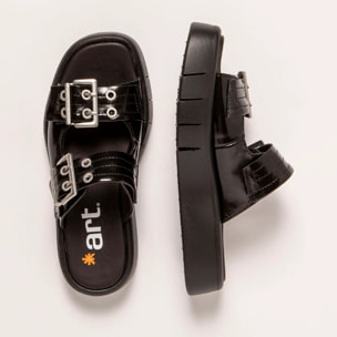 Sandalias 1858 NAPPA SHINNY BLACK/ MALAGA color Black