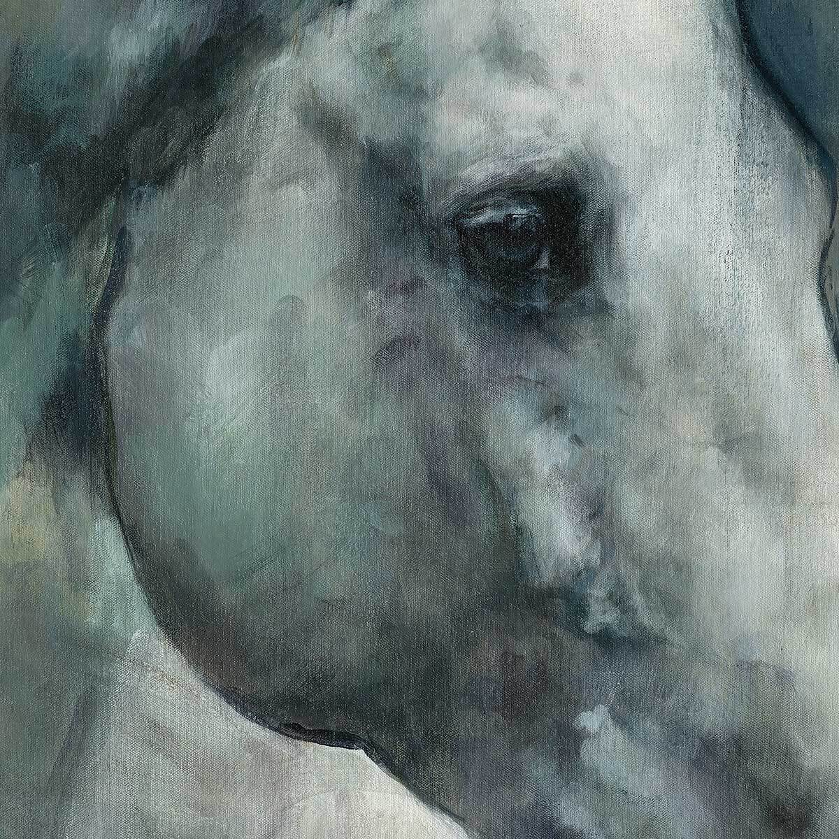 Affiche Oldenbourg portrait Affiche + cadre en bois - Noir