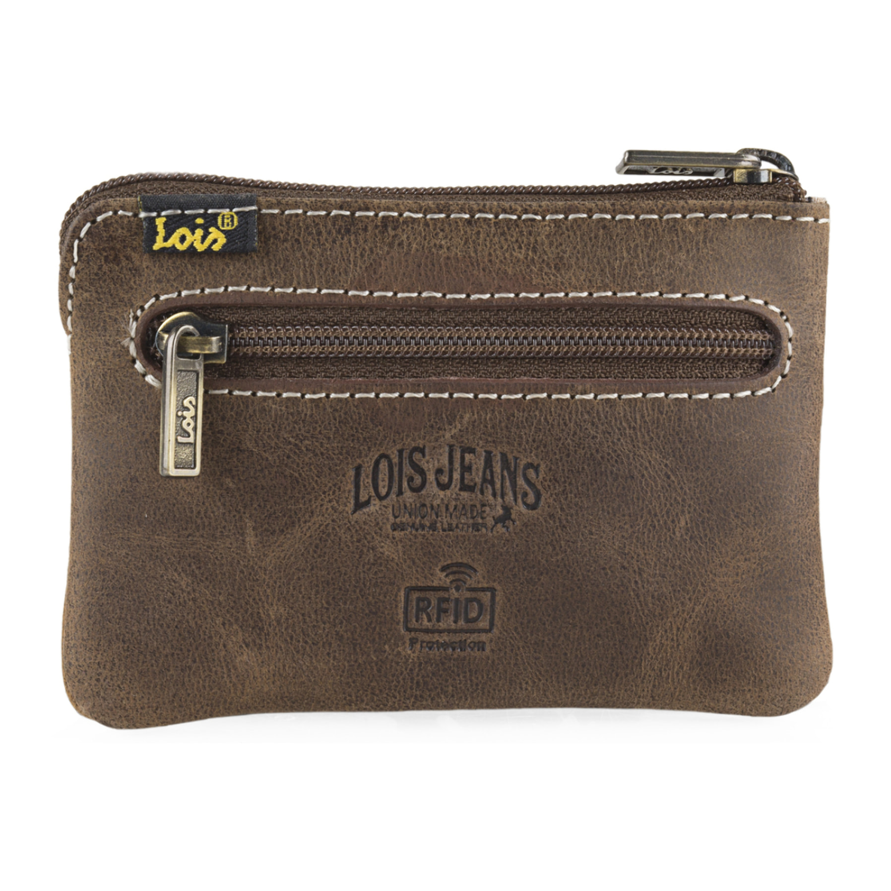 Monedero Piel Hombre Lois Brock Marron