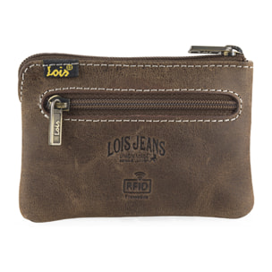 Monedero Piel Hombre Lois Brock Marron