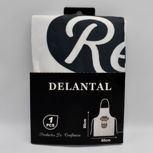 Grembiule regolabile design cappello da cucina 60x80 cm.