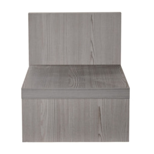 Table de chevet rectangulaire en décor chêne - BROOKLYN